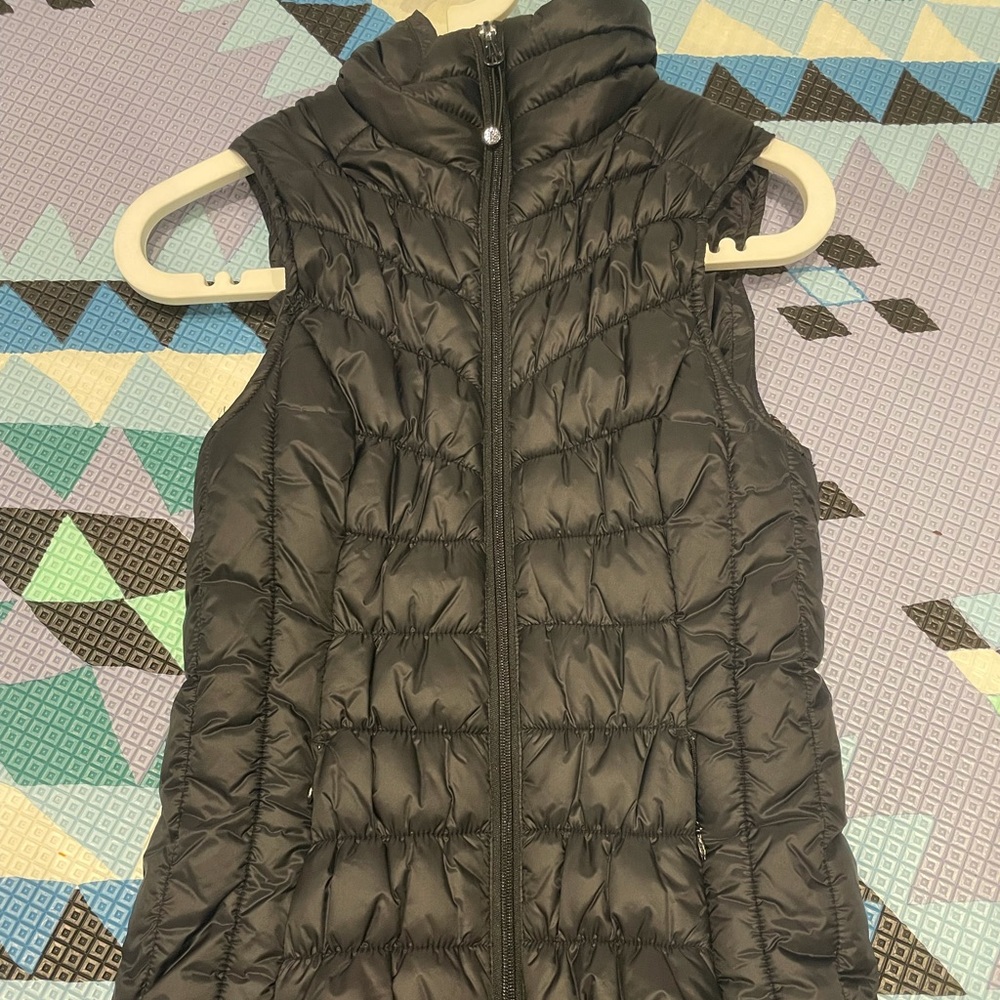 Betsy Johnson quilted puffy vest XS